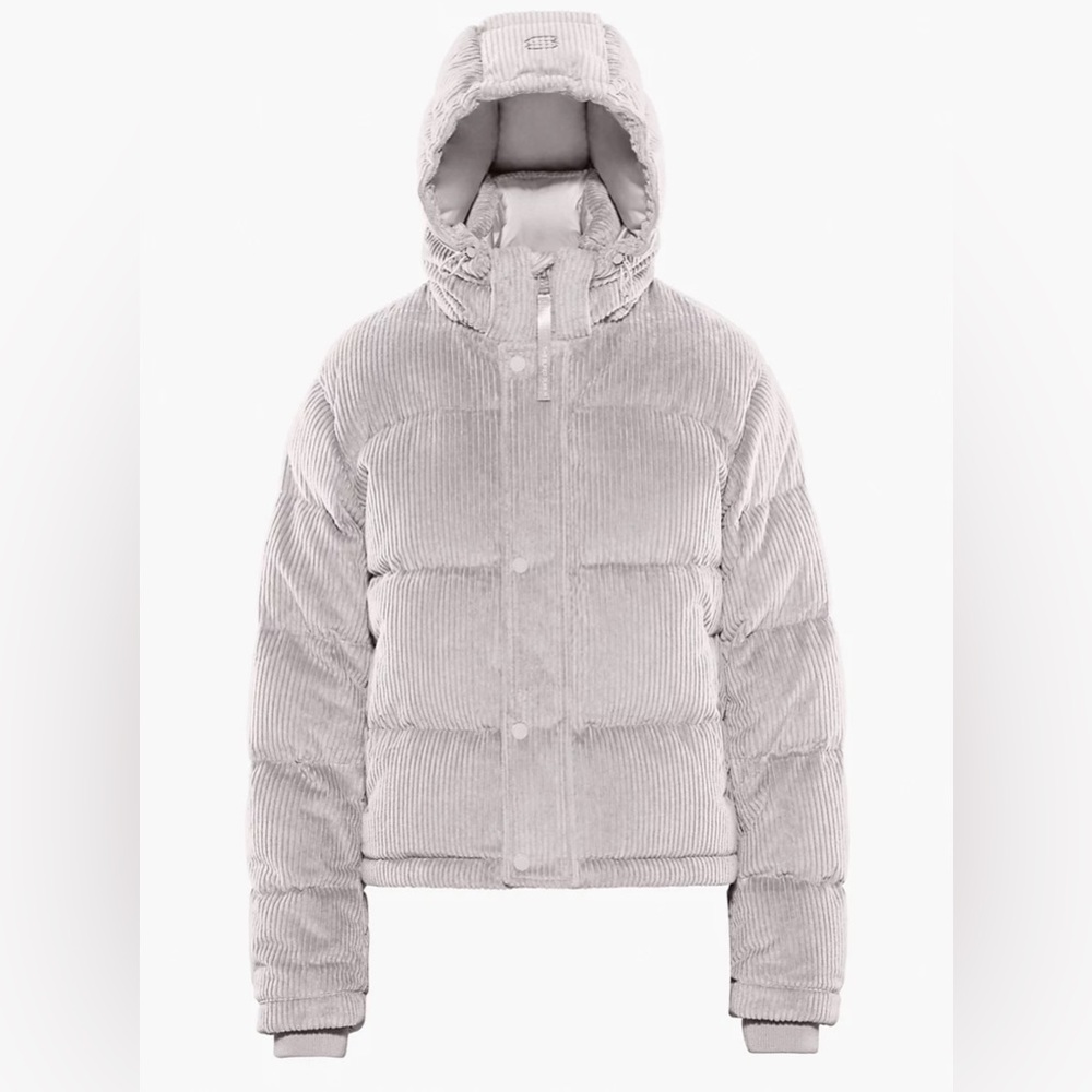 Aritzia Super Puff - Grey Corduroy NWT